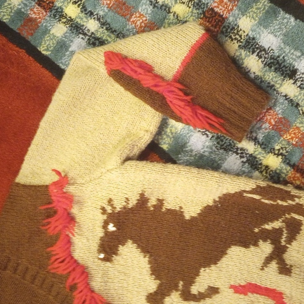 Vintage Cowboy Sweater Boys Sz 5 - Picture 3 of 7